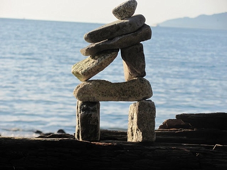 © Johnny Bliss, 2010 Rock Inukshuk
